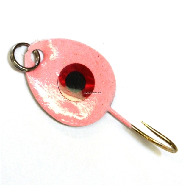 Picture of JB Lures Gem-N-Eye Original Flutter Jig #4 1/8Oz Neon Red 12Cd