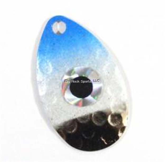 Picture of JB Lures Hot Flash 2 Hook Harness 2 Ind Blade #4,#6 Hook HN Pearl Blue