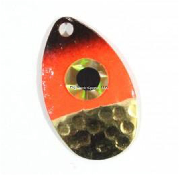 Picture of JB Lures Hot Flash Shiner Spinner Rig - 2/0 Aberdeen - Gold-Org/Blk 6Cd