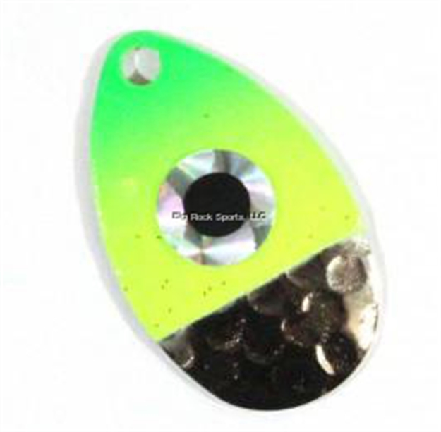 Picture of JB Lures Hot Flash Shiner Spinner Rig - 2/0 Aberdeen - Nkl-Chart/Grn 6Cd
