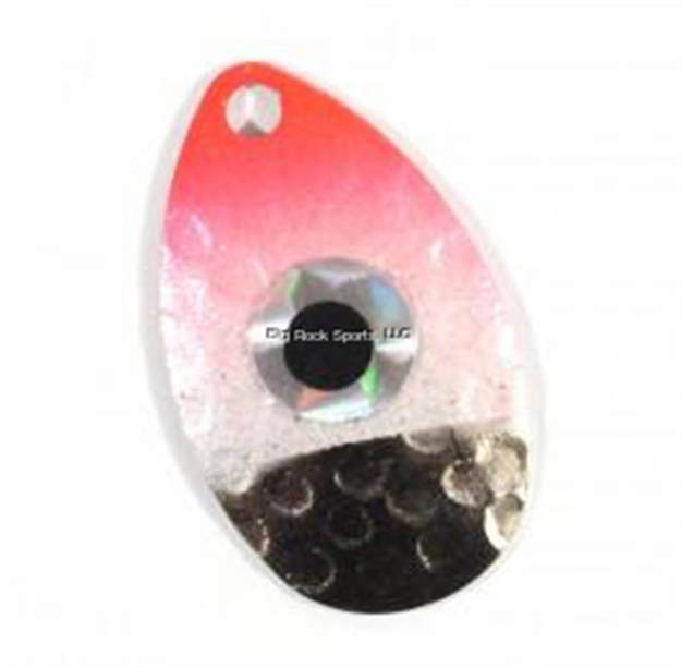 Picture of JB Lures Hot Flash Spinner Rig 4 Col Blade #4 Hook HN Pearl Red 6/Cd
