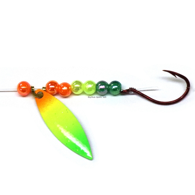 Picture of JB Lures Lil' Willy Spinner Rig W2, #4 Red Hook, Firetiger, 6/Cd