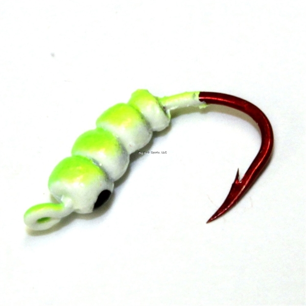 Picture of JB Lures Lunar Grub #6 Green/Chartreuse/Glow 12Cd