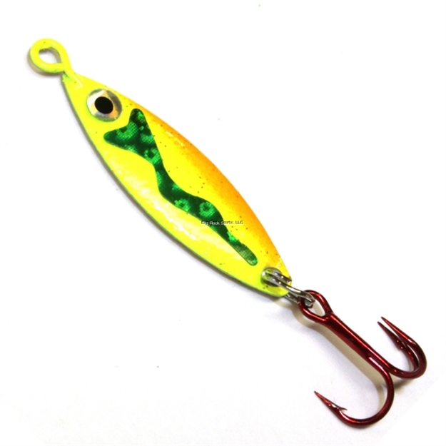 Picture of JB Lures Panfish Weasel #10 Treble Orange/Chartreuse 1/8Oz