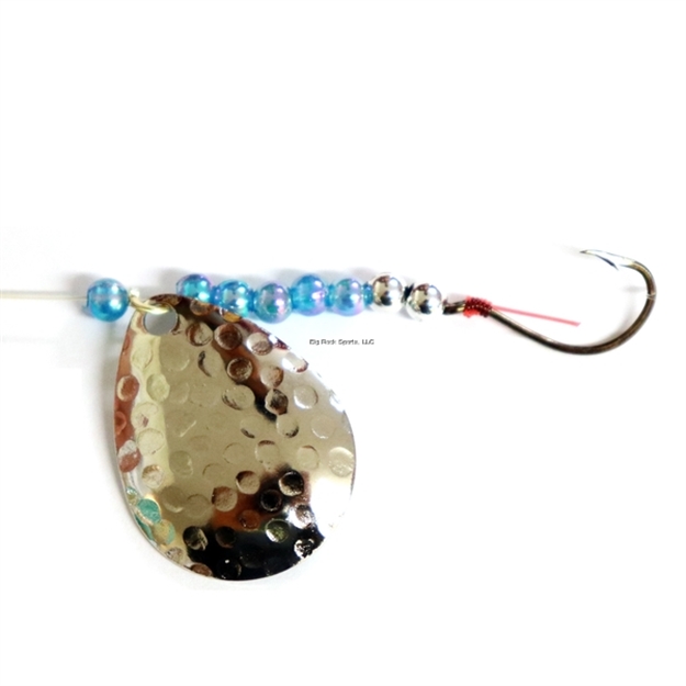 Picture of JB Lures Pro-Flash Spinner Rig 3.5Col Blade #4 Hook Hammered Nickel 6/Cd