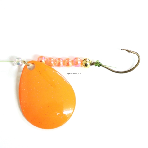 Picture of JB Lures Pro-Flash Spinner Rig 3.5Col Blade #4 Hook Orange 6/Cd