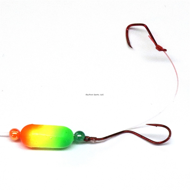 Picture of JB Lures Slow Death Floater 2 Hook Harness #4 Hook Firetiger 6/Cd