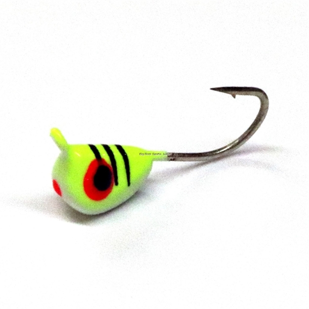 Picture of JB Lures Tungsten Weevil, Size 10, Chartreuse-Glow, 1/Pack