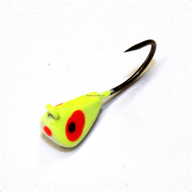 Picture of JB Lures Tungsten Weevil #6  Chart/Glow  1/Pack