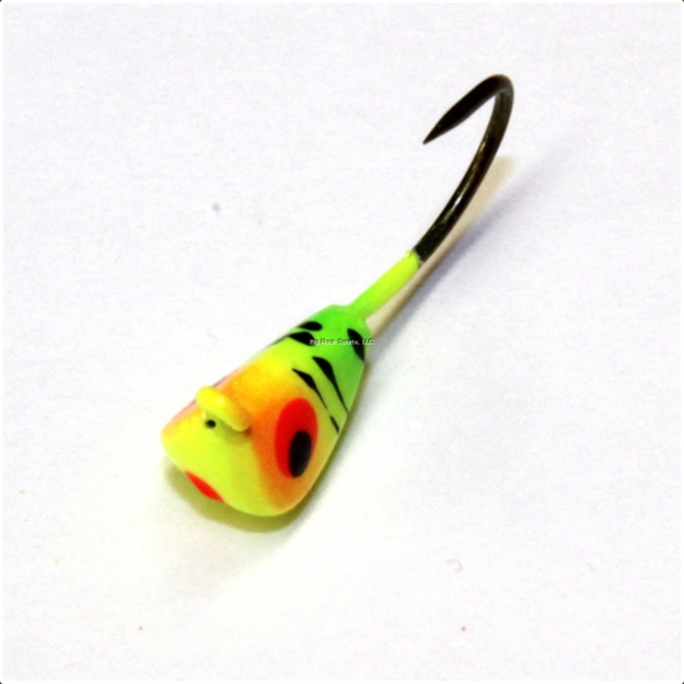 Picture of JB Lures Tungsten Weevil #6  Firetiger/Glow 1/Pack