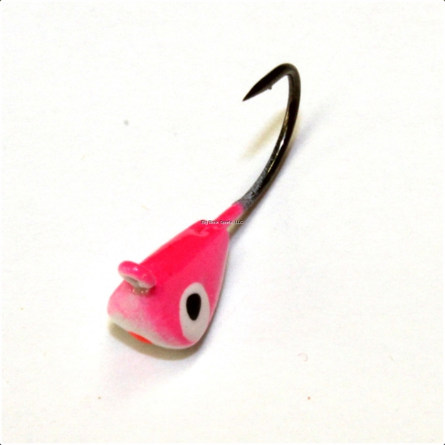 Picture of JB Lures Tungsten Weevil #6  Pink/Glow  1/Pack