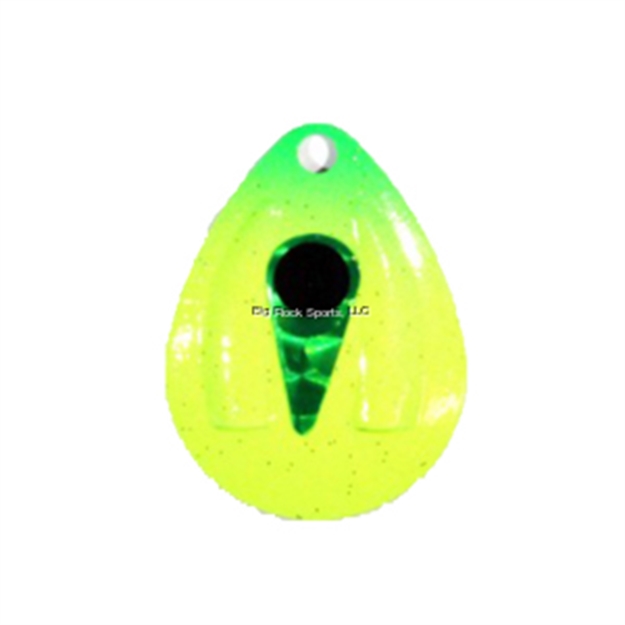 Picture of JB Lures Ventilator 3 Hook Harness C 4 #4,6,6 Red Hook, Chartreuse-Green,6/Cd