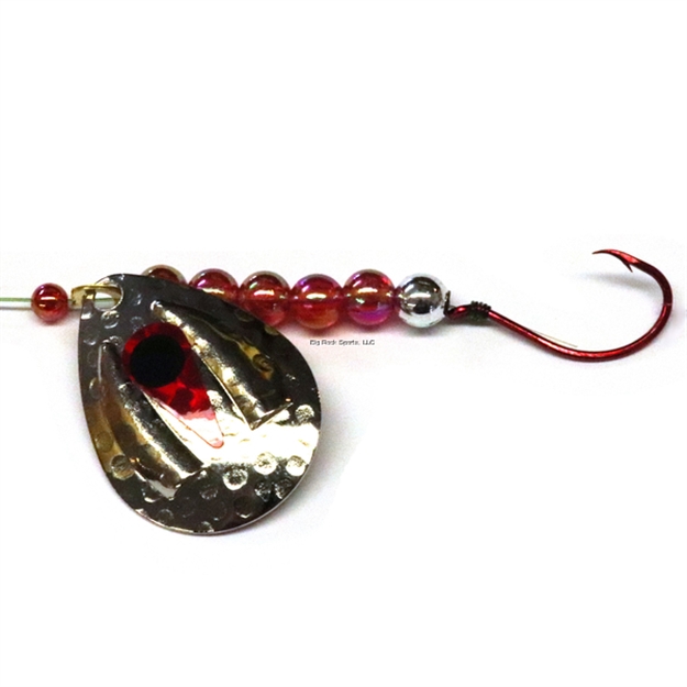 Picture of JB Lures Ventilator Spinner Rig C 4 #2 Red Hook, Ham. Nickel, 6/Cd
