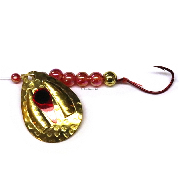 Picture of JB Lures Ventilator Spinner Rig C 4 #2Red Hook, Ham. Gold, 6/Cd