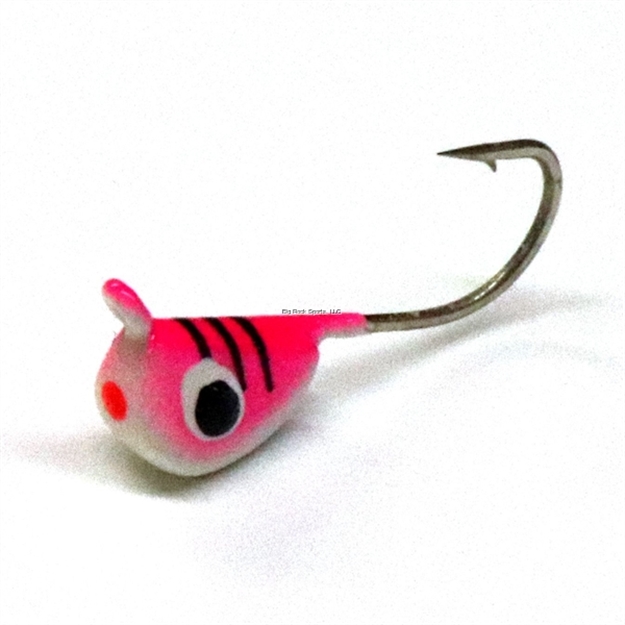 Picture of JB Lures Weevil Tungsten Ice Jig #10 Pink/Glow 6/Cd