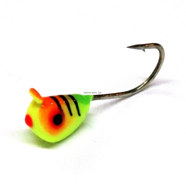 Picture of JB Lures Weevil Tungsten Ice Jig #6 Firetiger/Glow 6/Cd