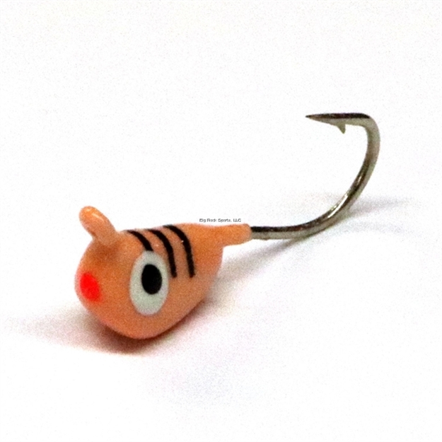 Picture of JB Lures Weevil Tungsten Ice Jig #8 Neon Red 6/Cd