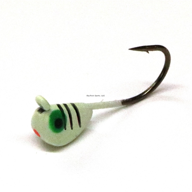 Picture of JB Lures Weevil Tungsten Ice Jig #8 Neon Yellow 6/Cd
