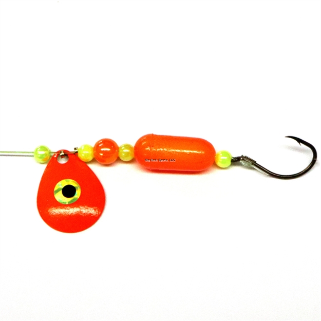 Picture of JB Lures Winkum Spin N Float 2Col Blade #4 Hook Orange 6/Cd