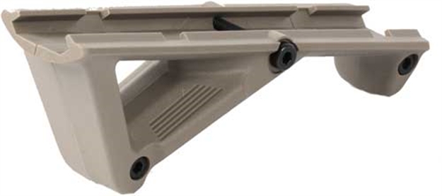 Picture of J&E Machine Tech Angled Fore Grip Picatinny Mount Tan