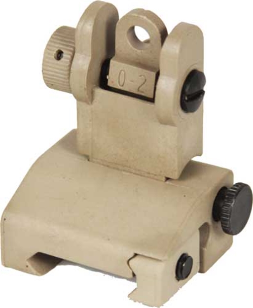 Picture of J&E Machine Tech Flip-Up Front Polymer Sight Tan