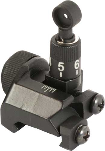 Picture of J&E Machine Tech Flip-Up Rear Steel Sight Black