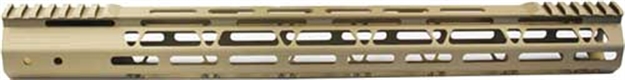 Picture of J&E Machine Tech Handguard Free Float Ar15 17" M-Lok W/Rail Relief Tan