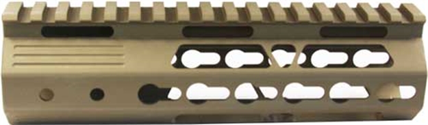 Picture of J&E Machine Tech Handguard Free Float Ar15 7" Key-Mod W/Rail Relief Tan