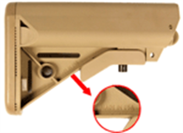Picture of J&E Machine Tech Milspec Sopmod Stock Tan < PS-ST7T