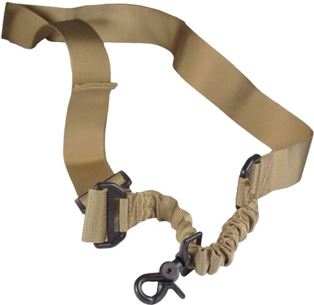 Picture of J&E Machine Tech Sling 1 Point Bungee Tan TS-SL2T