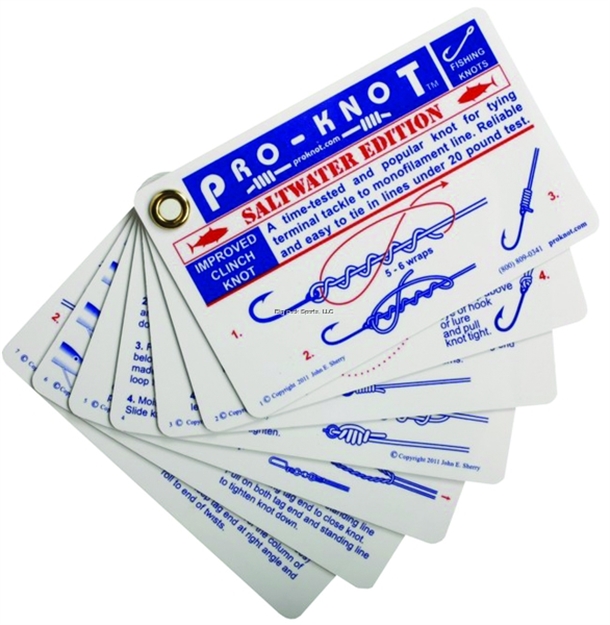 Picture of JE Sherry Pro-Knot Fishing Knots Saltwater Edition Folding CD
