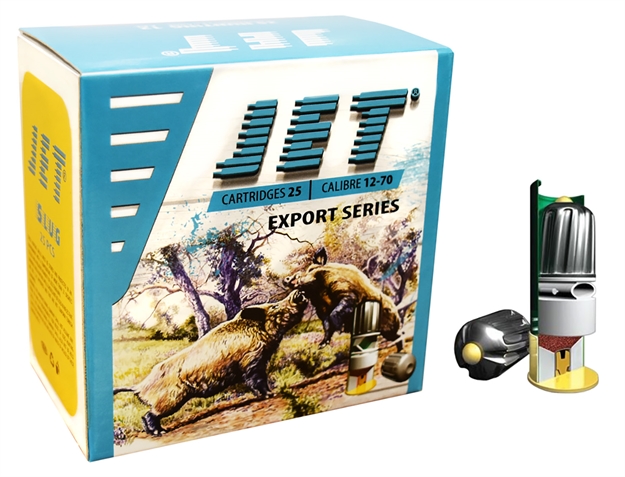 Picture of Jet Cj12slg25pk Jet Export Series 12 Gauge 1 1/8 OZ Slug Shot 250 Rds/ 1 CS