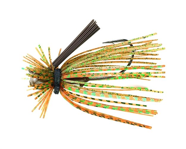 Picture of Jewel Eakins Jig, 5/16 Oz, Green Pumpkin/Green Flash, 2/Pack