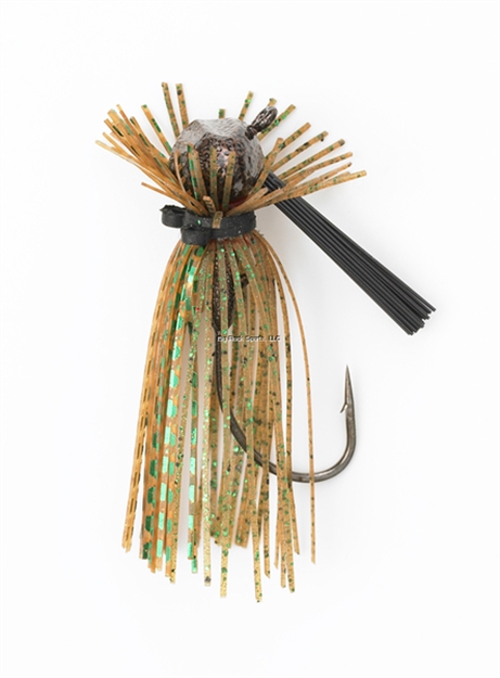Picture of Jewel Football Jig, 1/2 Oz, Green Pumpkin/Green Flash, 2/Pack