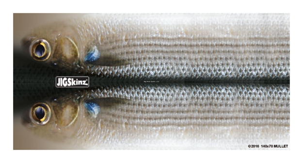 Picture of Jigskinz Foil Real Life Mullet Mixed Pack Small, Med, Lrg,3-Pack