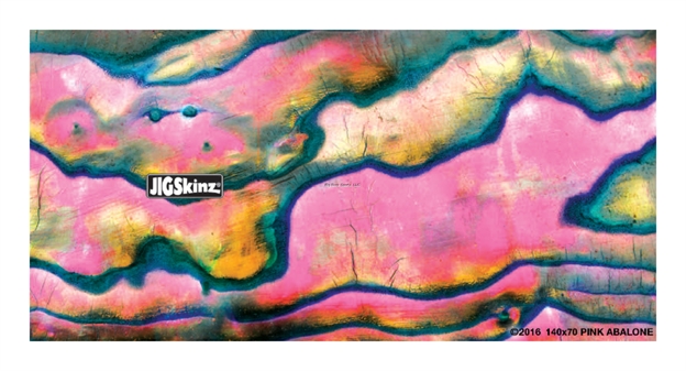 Picture of Jigskinz Pink Abalone Mixed Pack Small, Med, Lrg, X-Lrg, 4-Pack
