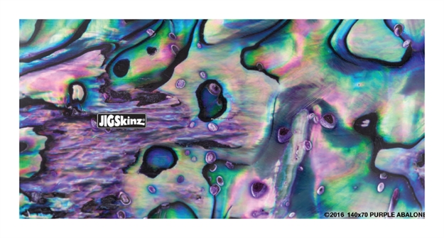 Picture of Jigskinz Purple Abalone Mixed Pack Small, Med, Lrg, X-Lrg, 4-Pack