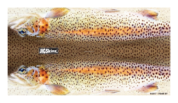 Picture of Jigskinz Real Life Brown Trout Mixed Pack Small, Med, Lrg, X-Lrg, 4-Pack