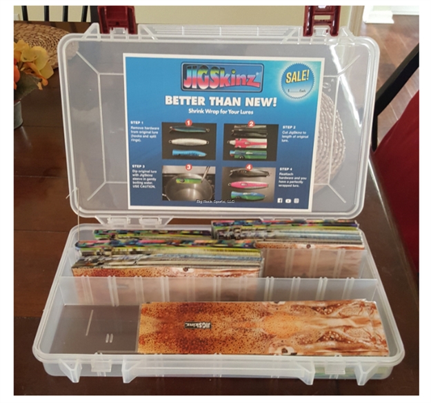 Picture of Jigskinz Real Life Freshwater Species Mixed Plano Box - 300 Jigskinz(75 Each Size)