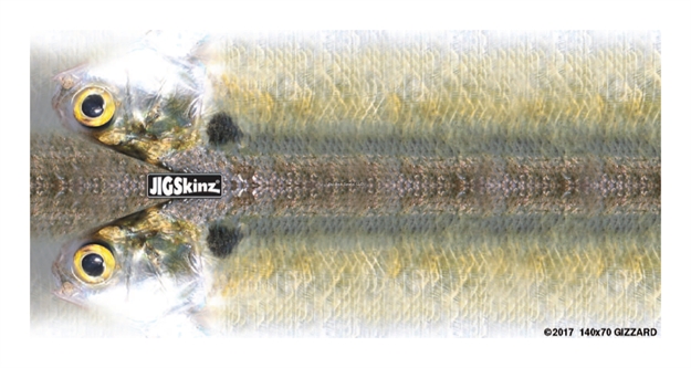Picture of Jigskinz Real Life Gizzard Shad Mixed Pack Small, Med, Lrg, X-Lrg, 4-Pack