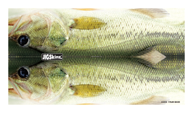 Picture of Jigskinz Real Life Largemouth Bass Mixed Pack Small, Med, Lrg, X-Lrg, 4-Pack