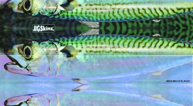 Picture of Jigskinz Real Life Mackerel 140 X 70Mm, 5 1/2 X 2 3/4" Small, 4-Pack