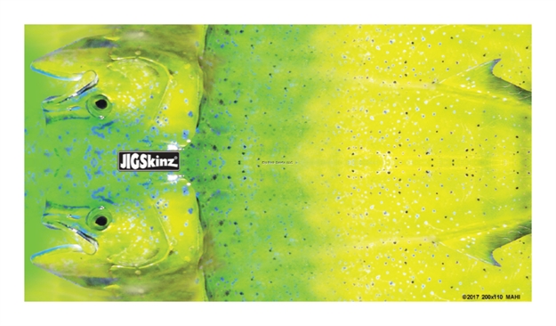 Picture of Jigskinz Real Life Mahi Mixed Pack Small, Med, Lrg, X-Lrg, 4-Pack