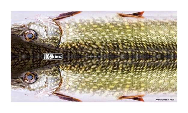 Picture of Jigskinz Real Life Pike Mixed Pack Small, Med, Lrg, X-Lrg, 4-Pack