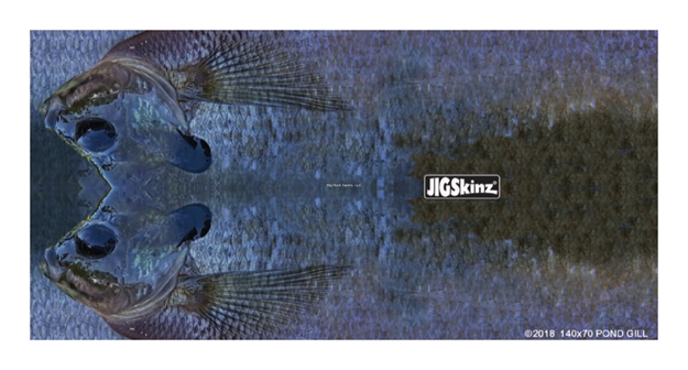 Picture of Jigskinz Real Life Pond Bluegill Mixed Pack Small, Med, Lrg, X-Lrg, 4-Pack