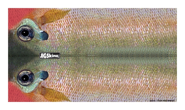 Picture of Jigskinz Real Life Sunfish (Redbreast) Mixed Pack Small, Med, Lrg, X-Lrg, 4-Pack