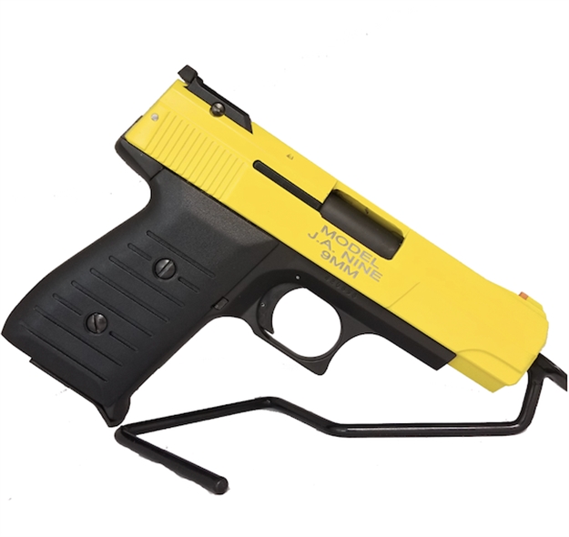 Picture of Jimenez Arms, Inc. 9Mm 12Rd Cer Blk/Corv Yel