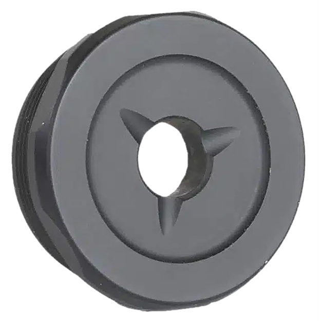 Picture of  JK Armament Jk155proec30 155 Pro Flash Reducer End Cap 30 Cal 1.375"X24 Ti6al4v Titanium Black