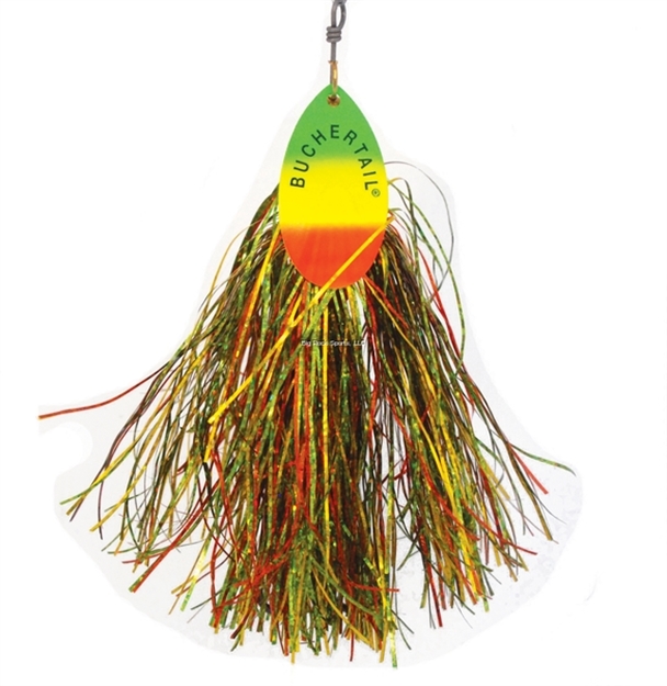 Picture of Joe Bucher Outdoors #5 Buchertail Musky Spinner, Tinsel Firetiger