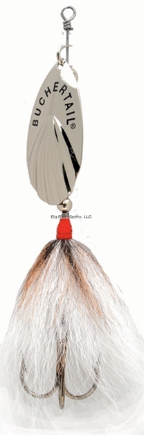Picture of Joe Bucher Outdoors #7 Buchertail Musky Spinner, Natural/Nickel
